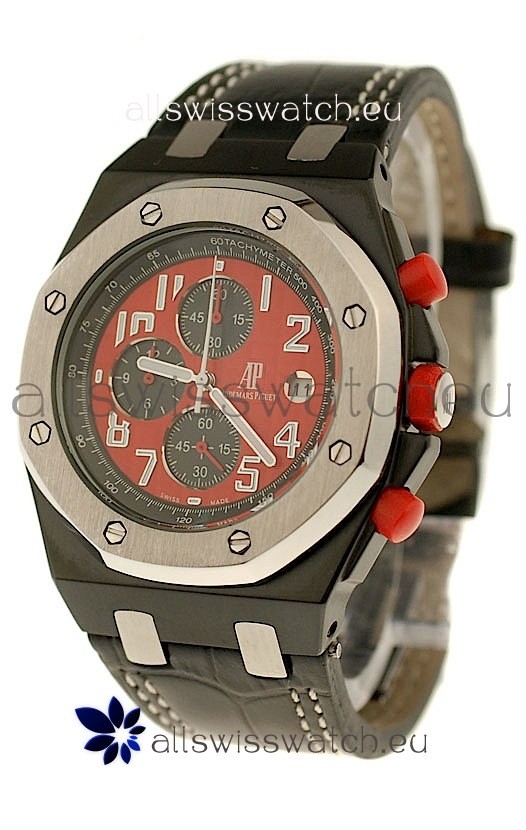 IMG_9085 Audemars Piguet Royal Oak Offshore Limited Edition SingaporeGP 2008 PVD in Red Dial Replica 2