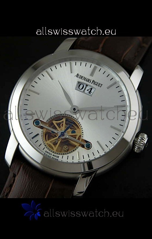 IMG_9085 Audemars Piguet Jules Tourbillon in Silver Dial Replica 2