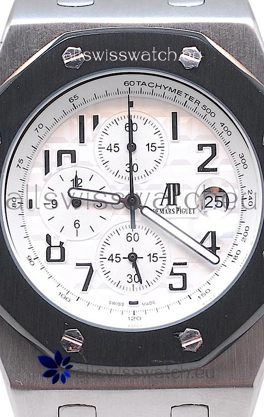 IMG_9085 Audemars Piguet Royal Oak Offshore Limited Edition Chronograph in Black Bezel Replica 2