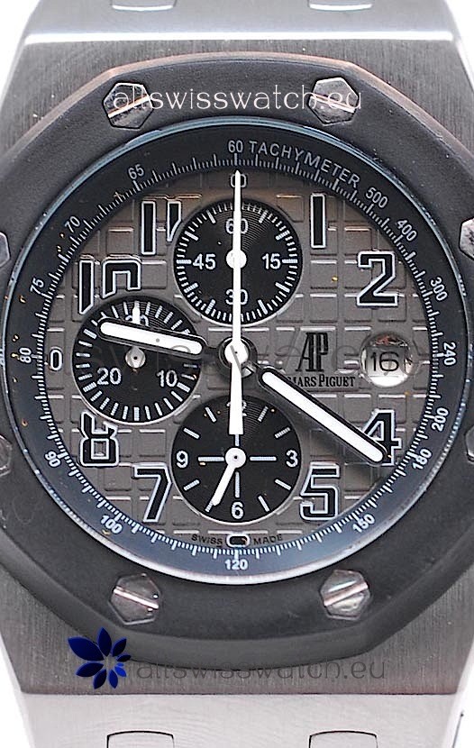 IMG_9085 Audemars Piguet Royal Oak Offshore Limited Edition Chronograph in Grey Dial Replica 2