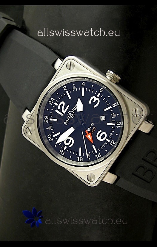 IMG_9085 Bell and Ross BR01-93 GMT in Steel Case Replica 2