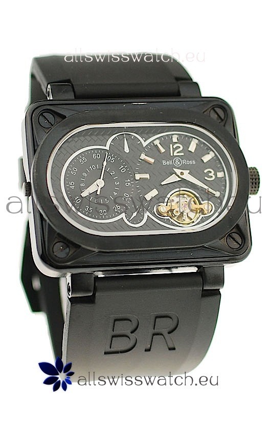 IMG_9085 Bell and Ross BR Minuteur Tourbillon PVD in Black Dial Replica 2