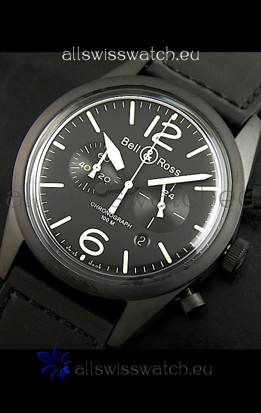 IMG_9085 Bell and Ross BR126 Vintage Quartz in PVD Casing Replica 2