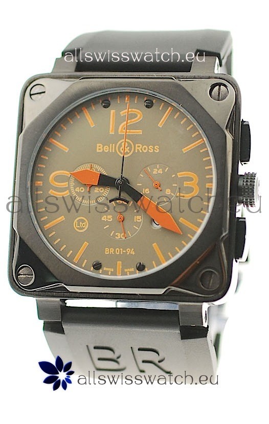 IMG_9085 Bell and Ross BR01-94 Edition PVD in Orange Markers Replica 2