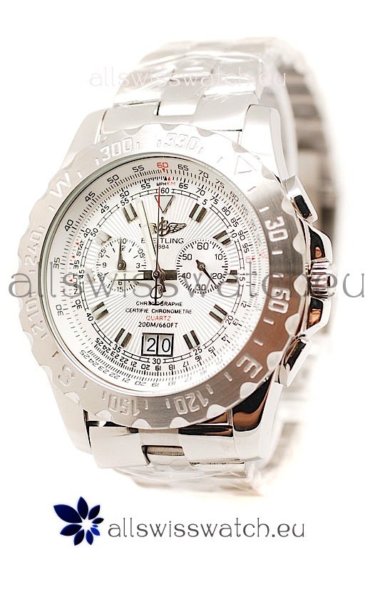 IMG_9085 Breitling Chronograph Chronometre in White Dial Replica 2