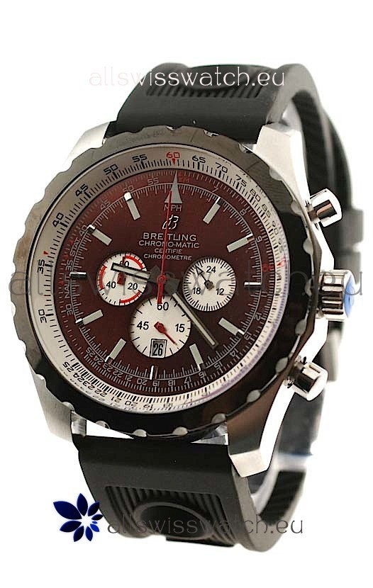 IMG_9085 Breitling Chrono-Matic Chronometre in Maroon Dial Replica 2