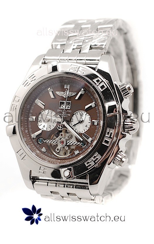 IMG_9085 Breitling Chronograph Chronometre in Brown Dial Replica 2