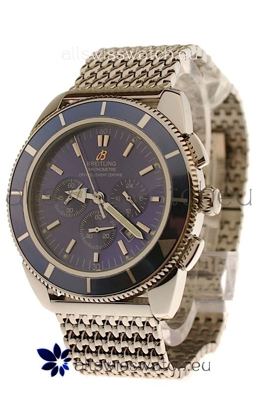 IMG_9085 Breitling Chronometre in Blue Dial Replica 2