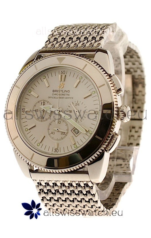 IMG_9085 Breitling Chronometre in White Dial Replica 2
