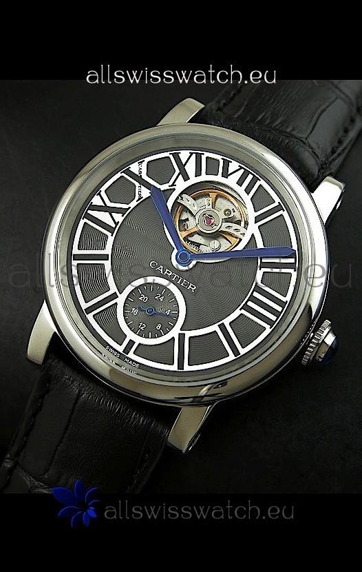 IMG_9085 Ballon De Cartier Flying Tourbillon - Steel Case Replica 2