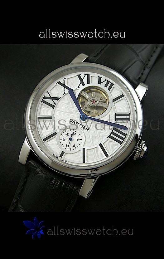Ballon De Cartier Flying Tourbillon - Black Strap Replica 2