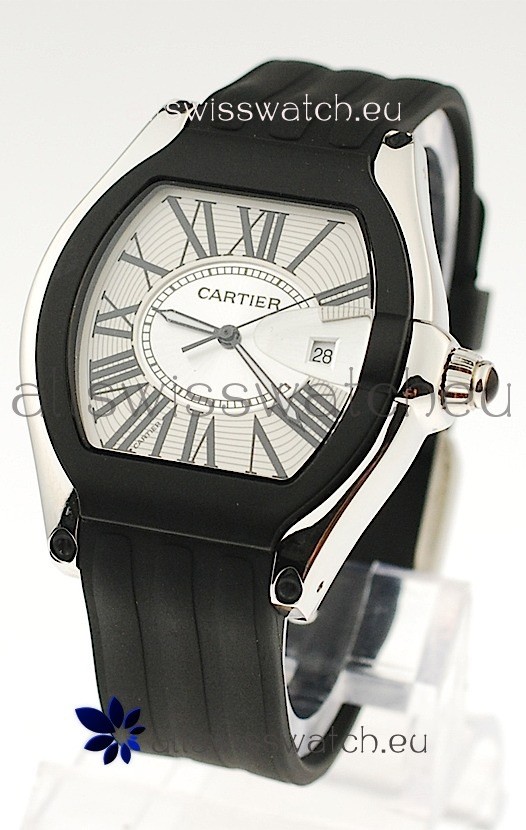 IMG_9085 Cartier Roadster in White Dial Replica 2