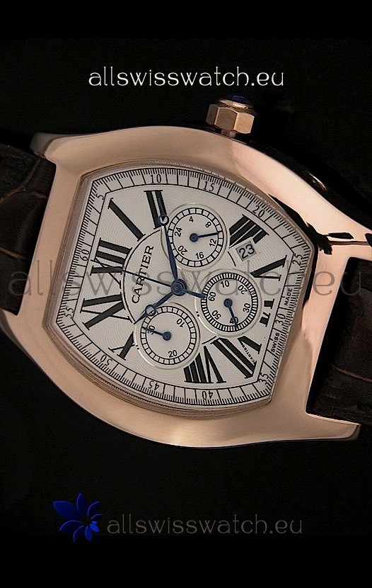 Cartier Tortue in White Dial Replica 2