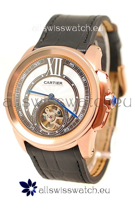 IMG_9085 Calibre de Cartier Flying Tourbillon Rose Gold Replica 2