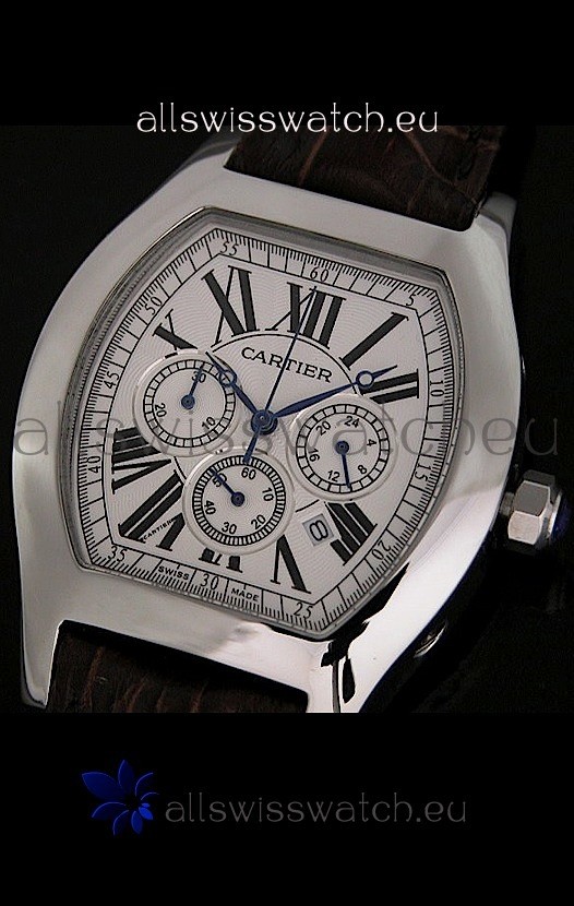 IMG_9085 Cartier Tortue in Brown Strap Replica 2