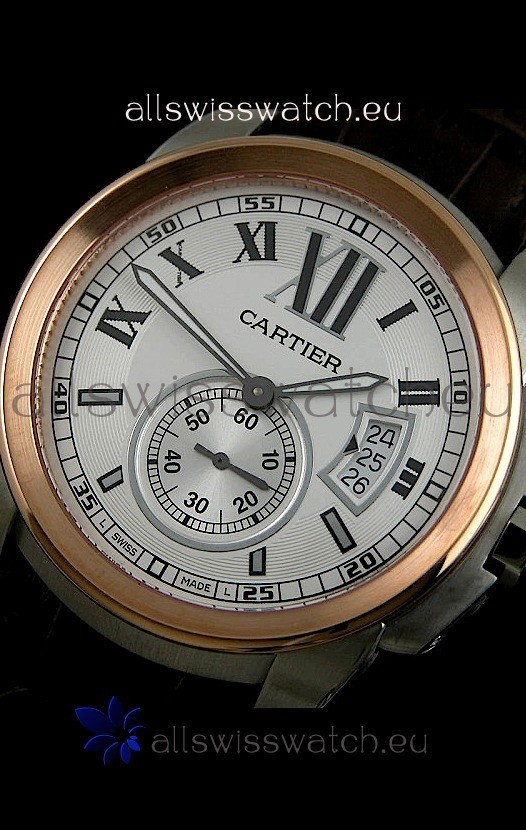 IMG_9085 Cartier Calibre de in White Dial Replica 2