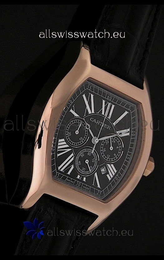 IMG_9085 Cartier Tortue in Black Dial Replica 2