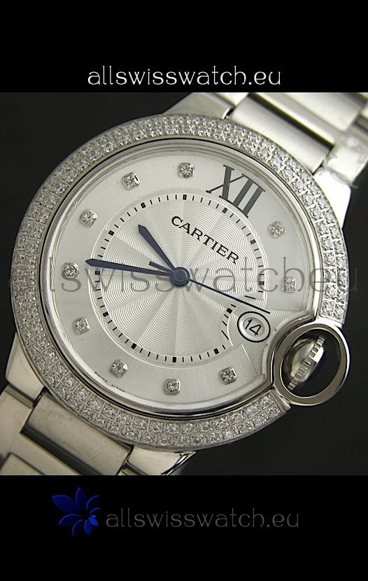 IMG_9085 Balon Bleu de Cartier Mens in Steel Replica 2