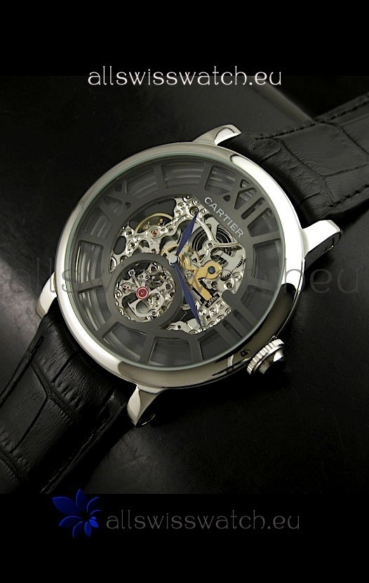 IMG_9085 Cartier Ronde de in Skelton Grey Dial Replica 2