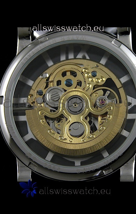 IMG_9085 Cartier Ronde de in Skelton Gold Dial Replica 2