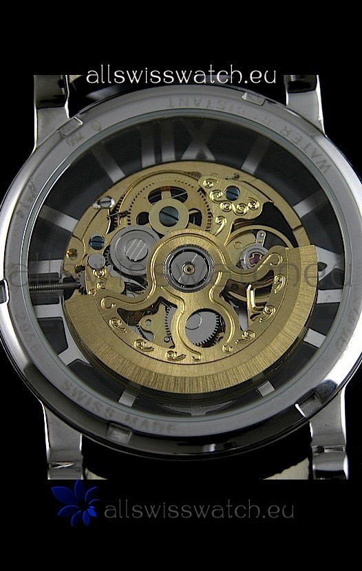 IMG_9085 Cartier Ronde de in Skelton Gold Dial Replica 2