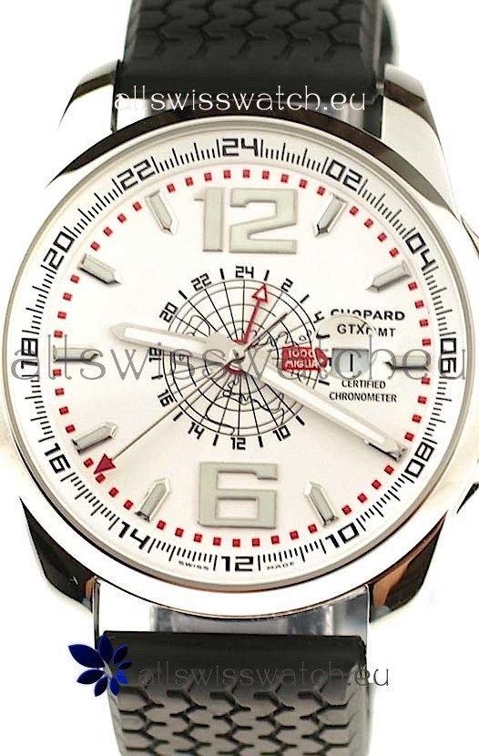 IMG_9085 Chopard 1000 Miglia GT XL GMT in White Dial Replica 2
