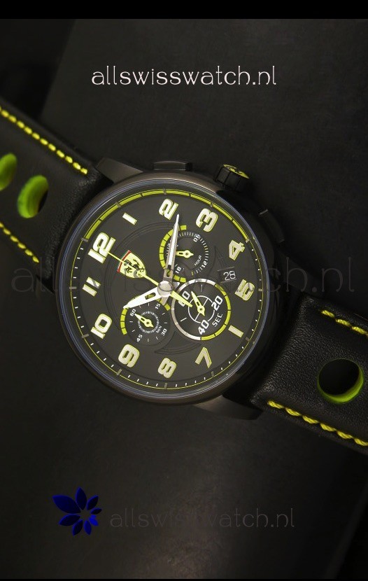 IMG_9085 Scuderia Ferrari Heritage Chronograph in Black Steel Replica 2