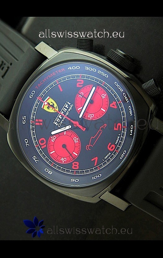 IMG_9085 Ferrari Chronograph in Black Dial Replica 2