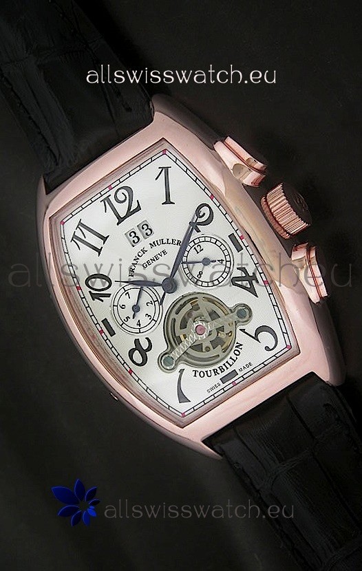 IMG_9085 Franck Muller Tourbillon in Pink Rose Case Replica 2