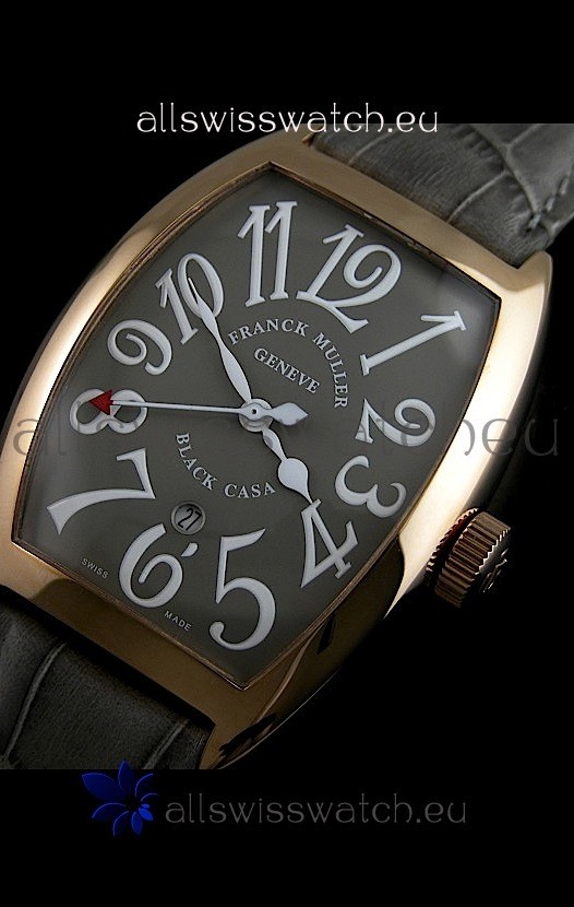 IMG_9085 Franck Muller Geneve Casablanca Rose Gold in Grey Dial Replica 2