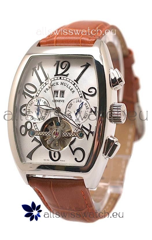 IMG_9085 Franck Muller Conquistador Tourbillon in Brown Strap Replica 2