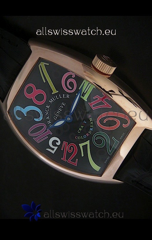 Franck Muller Crazy Color Dreams in Black Dial Replica 2