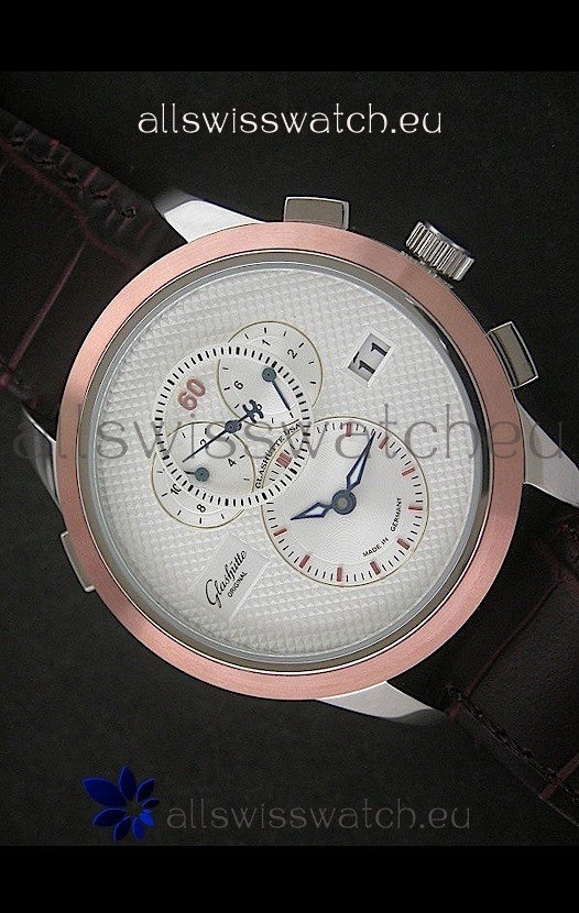 IMG_9085 Glashuette ST. Steel in White Dial Replica 2