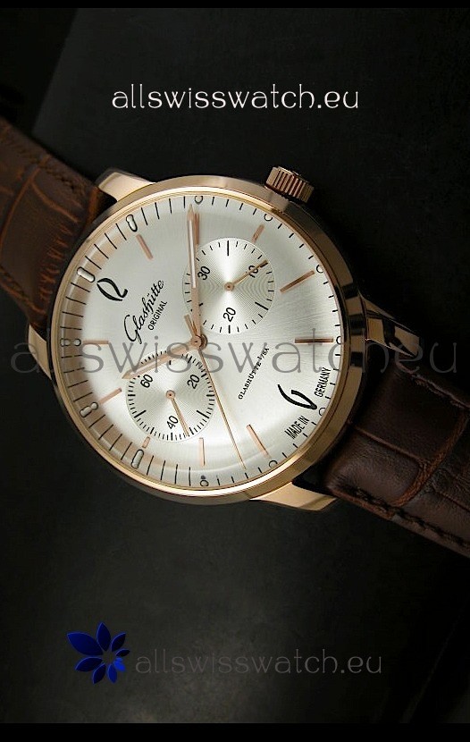 IMG_9085 Glashuette Senator in 18K Pink Gold Case Replica 2