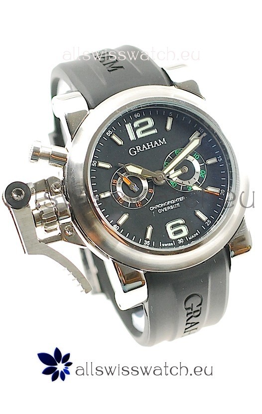 IMG_9085 Graham Chronofighter Oversize Diver in Black Dial Replica 2