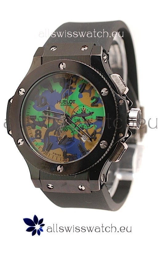 IMG_9085 Hublot Big Bang Commando Green Camouflage Replica 2