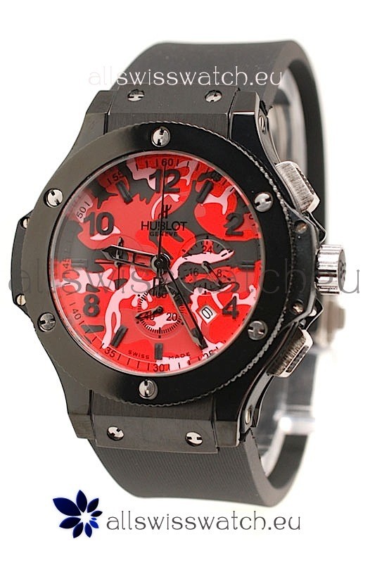 IMG_9085 Hublot Big Bang Commando Red Camouflage Replica 2