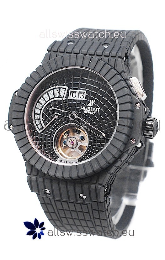 IMG_9085 Hublot Black Caviar Tourbillon Power Reserve Replica 2