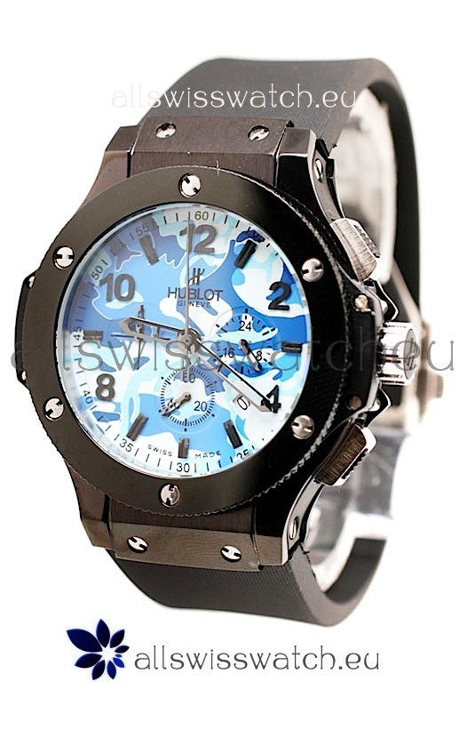 Hublot Big Bang Commando Blue Camouflage Replica 2