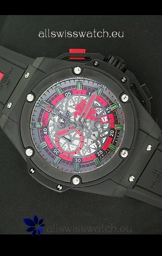 IMG_9085 Hublot Big Bang King Power Manchester United Japanese PVD Replica 2
