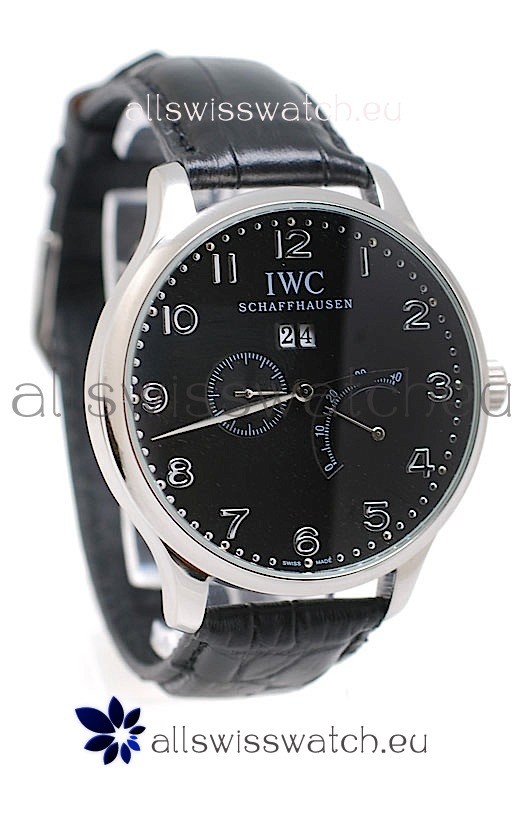 IWC Portuguese Minute Repeater in Black Dial Replica 2