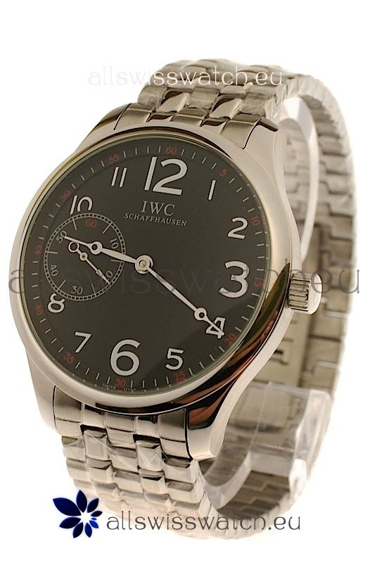 IMG_9085 IWC Portugese Automatic in Black Dial Replica 2
