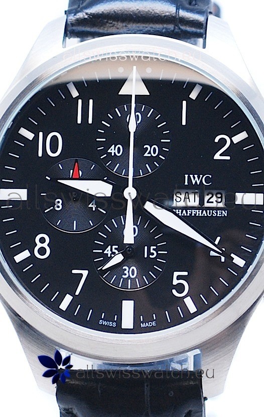 IMG_9085 IWC Portofino Chronograph Schaffhausen Black Replica 2
