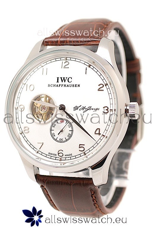 IMG_9085 IWC Portuguese Regulateur Tourbillon in Brown Strap Replica 2