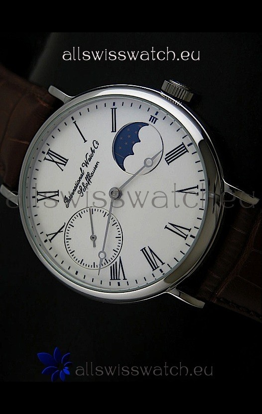 IWC Vintage Portifino MoonPhase in White Replica 2