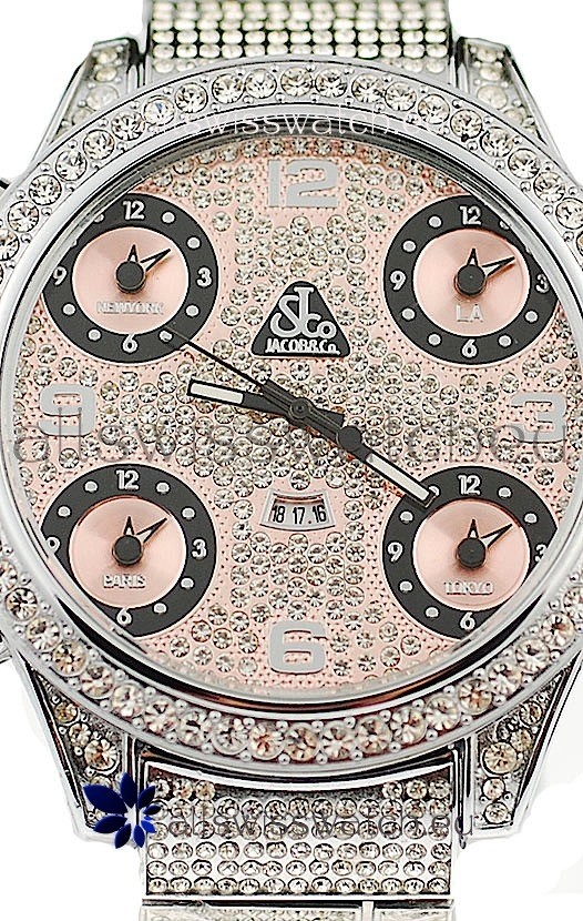 IMG_9085 Jacob & Co Diamond in Pink Subdials Replica 2