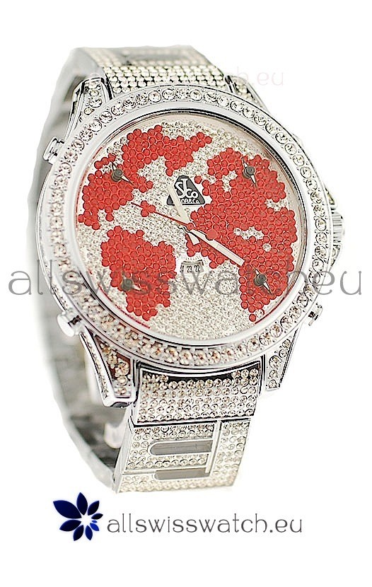 IMG_9085 Jacob & Co Diamond in Red/White Dial Replica 2