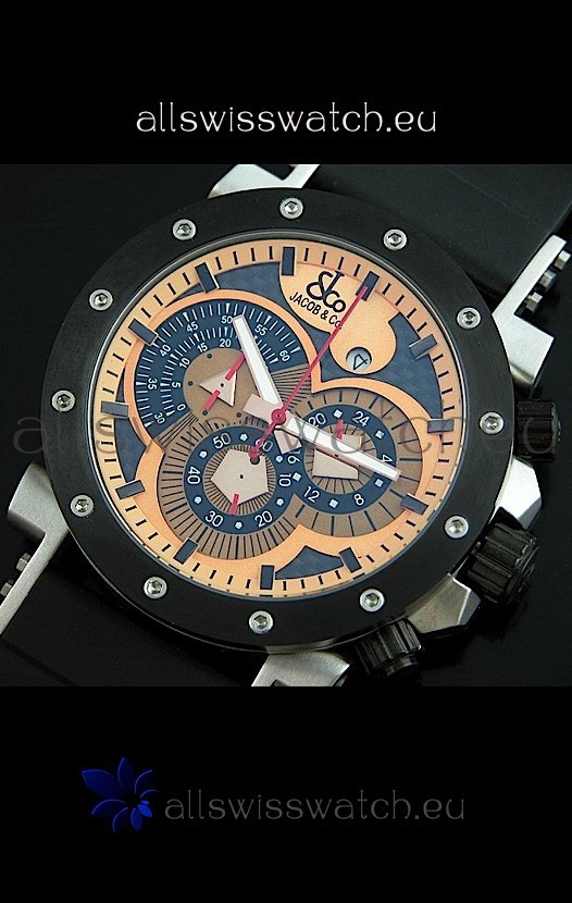 IMG_9085 Jacob and Co. Manhattan Epic 2 in Orange Dial Replica 2