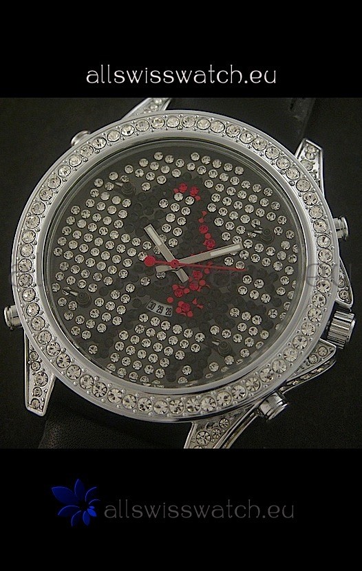 IMG_9085 Five Time Zones J&C Imitations in Full Diamonds Replica 2