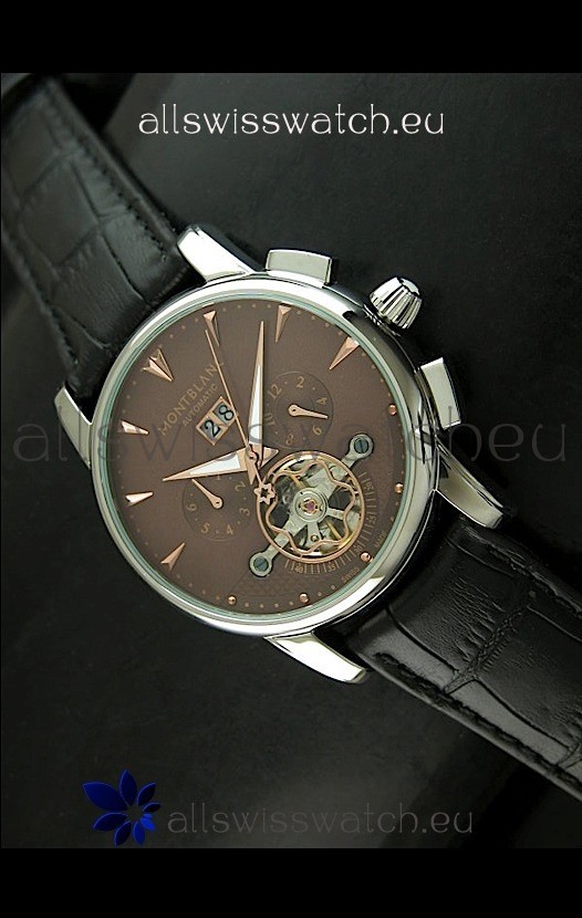 IMG_9085 Mont Blanc Flying Tourbillon in Brown Dial Replica 2